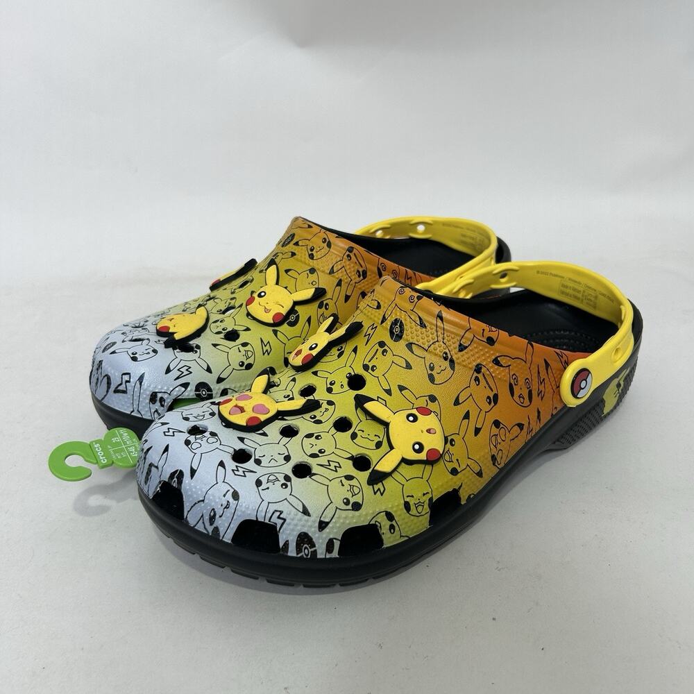 Crocs x Pokemon Classic Clog & Jibbitz “Pikachu” - Picture 3 of 5